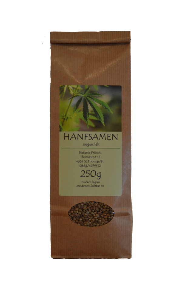 Hanfsamen ungeschält 250 g
